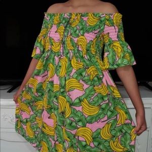 Juicy Couture Banana Pink dress off shoulder